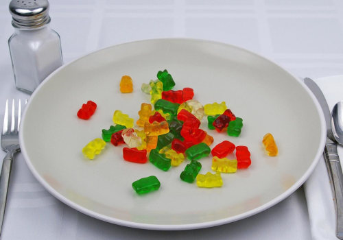 How many calories are in 10 haribo bears?